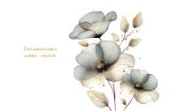 Cart Trauerkarte Blume