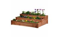 Etagen-Hochbeet Peru inkl. Pflanzvlies,