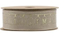 Chic Antique Geschenkband Merry Christmas