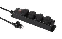 Steckdosenleiste Schalter 4xT13 IP55 3m