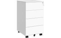 Songmics Rollcontainer weiss, Schloss