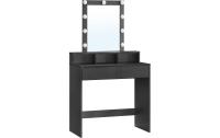 Vasagle SchminktischSchwarz mit Spiegel und