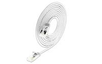 Slim Wirewin Patchkabel: U/FTP, 15cm, weiss