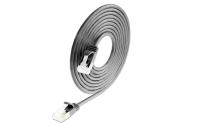 Slim Wirewin Patchkabel: U/FTP,15cm,schwarz