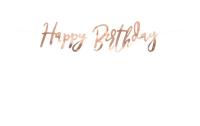 Partydeco Girlande Happy Birthday
