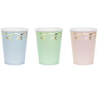 Partydeco Becher Schleifen