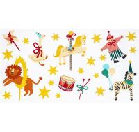 Partydeco Tattoos Zirkus