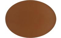 Tiseco Tischset oval Trudo hellbraun