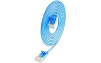 SLIM Patchkabel: U/UTP, 25cm, blau