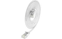 SLIM Patchkabel: U/UTP, 25cm, weiss