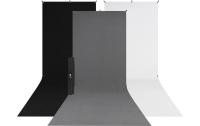 Westcott X-Drop 3-Pack Sweep Backdrop Kit