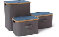 Lumaland Bambus Aufbewahrungsbox Set 3 Stk.