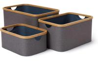 Lumaland Bambus Aufbewahrungsbox Set 3 Stk.