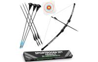 Bogenkönig 15lbs Bogen mit 6 Pfeilen