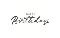 Paper+Design Servietten Happy Birthday