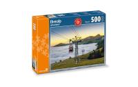500 Teile Puzzle Luftseilbahn Ebenalp
