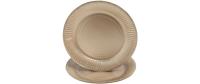 PRO nappe Einweg-Teller Gold metal, 10 Stk.