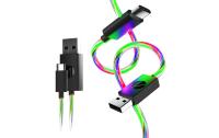 Stealth Light Up Twin Charging Cables 2x2m