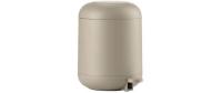 Zone Pedaleimer Sensu, 4 Liter, Taupe