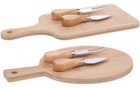 Alpina Käsebrett mit Besteck, assortiert,