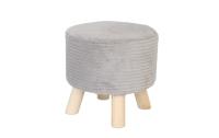 relaxdays Hocker Cord Rund