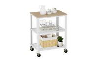 relaxdays Küchenwagen mit 3 Ebenen