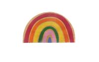 relaxdays Fussmatte Regenbogen