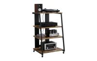 relaxdays Hifi Rack mit 4 Ablagen