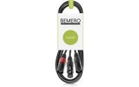 Bemero BAC4043-150BK XLRf - 2x XLRm 1.5m