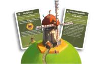 Familienspiel Dorfromatik Grosse Mühle