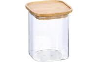 Zeller Present Vorratsdose Bambus stapelb.