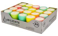 WenzelTeelichter bunteHülle,40Stk