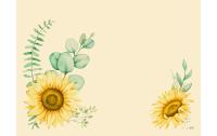 Duni Tischset Bio DSF Sunflower Dreams
