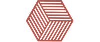 Zone Topfuntersetzer Hexagon, Burned Red