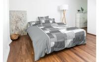 Nobilium Duvetbezug Fusio, silber/anthrazit