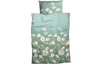 Nobilium Duvetbezug Allegra, grün/Blume