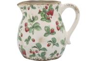 Chic Antique Kanne mit Erdbeeren