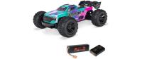 Arrma Mini Kraton 3S DSC RTR Türkis/Pink