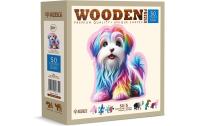 Puzzle Holz M Puzzle Happy Puppy
