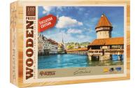 Mini-Puzzle Holz Kapellbrücke