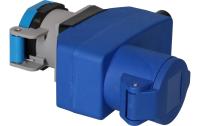 CEE Winkelkupplung CEE16-3+Typ23 IP55 blau