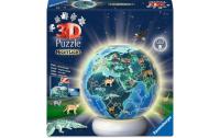 PuzzleBall Nachtlicht Erde mit Tiermotiven