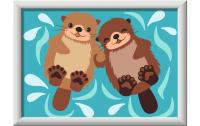 CreArt Malen nach Zahlen Trendiger Otter