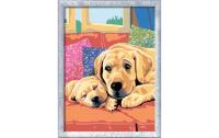 CreArt Malen nach Zahlen Hundeliebe