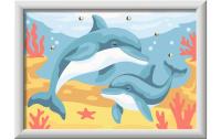 CreArt Malen nach Zahlen Delfin