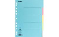 NOVOOO Kartonregister bunt A4, 5-teilig