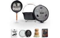Dutch Oven Set 12L mit 2in1 Deckelheber