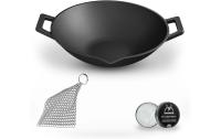 Eingebrannte Wokpfanne 36 cm