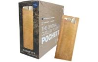 Pochetta Besteckset 100 Stk., Braun