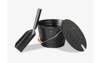 ELDUR Ascheeimer mit Schaufel